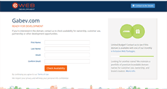 Desktop Screenshot of gabev.com